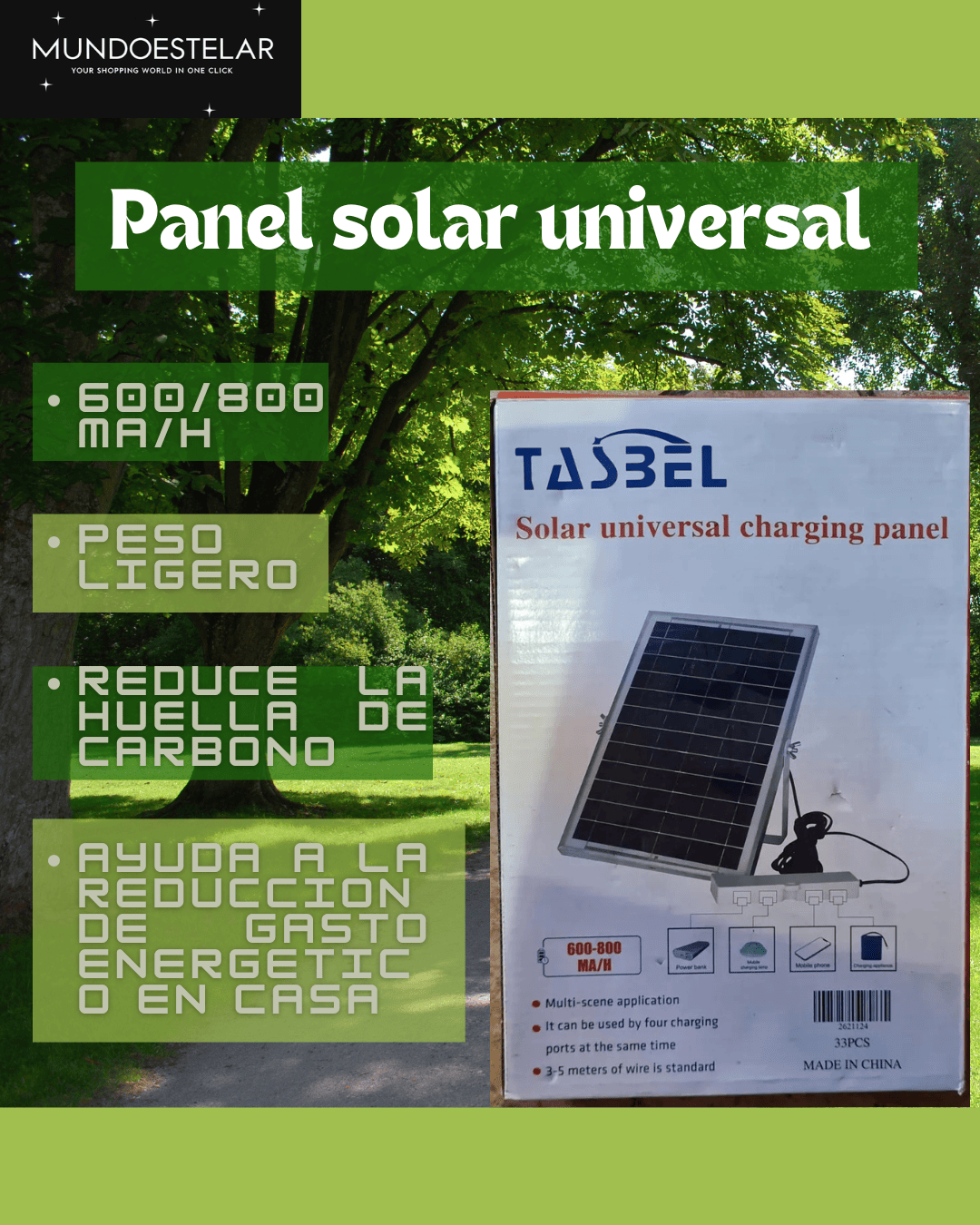 Panel Solar Universal