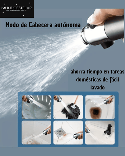 Ducha Alta presion Masajeadora 4 en 1