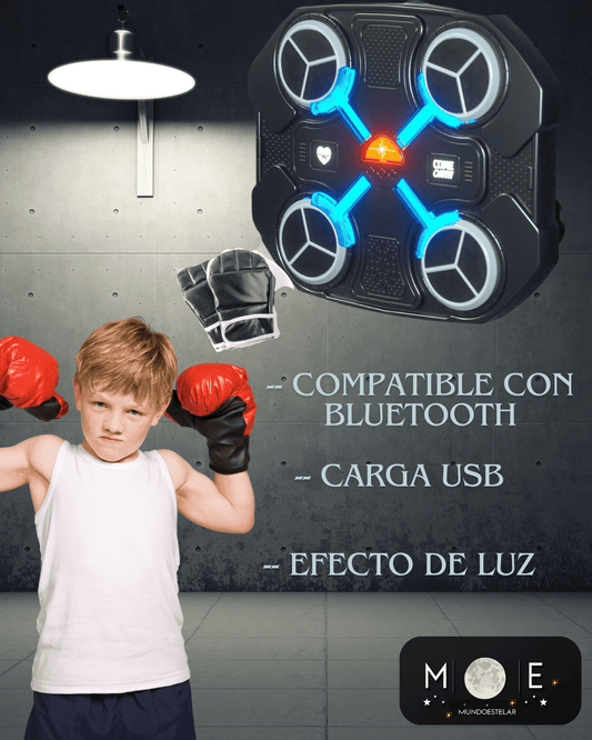 Maquina De Boxeo Musical Con Guantes